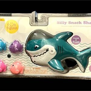 Silly Snack Shark With 4 Fishies To Catch Fun In Water For Kids 2+ Great Gift